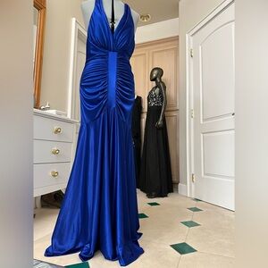 Xscape Royal Blue Dress
